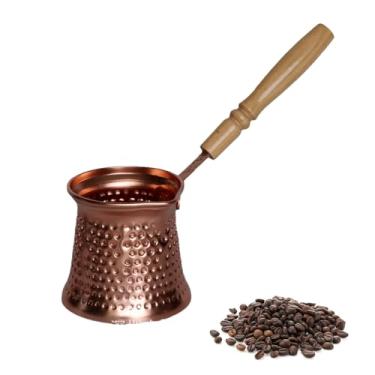 Imagem de Cafeteira turca, cafeteira turca, cafeteira de boca larga, cafeteira clássica para café turco, café árabe
