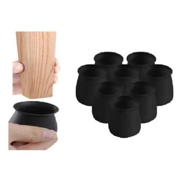 Imagem de Kit 8 Protetor De Silicone Para Pé De Mesa E Cadeira - Geoprotector