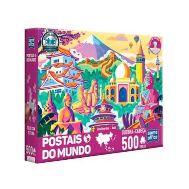 Imagem de Quebra-cabeça 500 Peças Game Office Ásia - Toyster Brinquedos