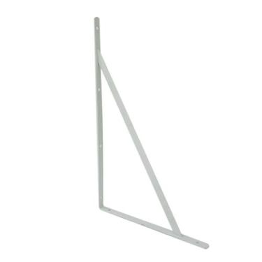 Imagem de Cantoneira de Ferro 40x25cm Mão Francesa Branco - Tudo em Caixa