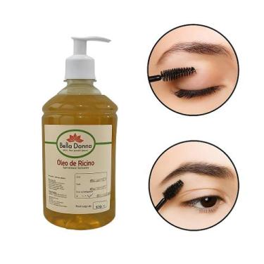 Imagem de Óleo Vegetal Mamona Rícino Prensado Frio Extra Virgem 500ml - Bella Do