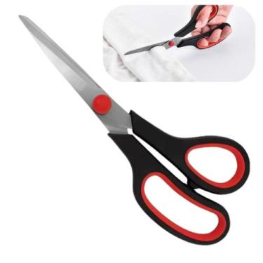 Imagem de Tesoura Resistente Com Lâmina Afiada Uso Doméstico 7x5cm - bbless