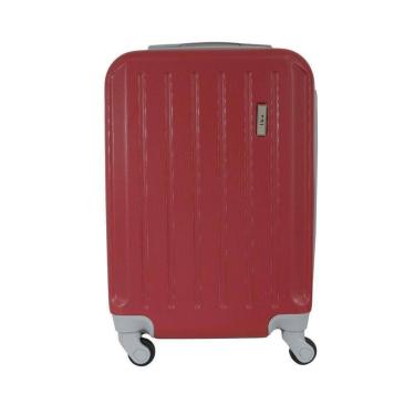Imagem de Malas de Bordo Pequena para Viagem em Abs Ika Scorpion Cadeado Integrado - Vermelha, P
