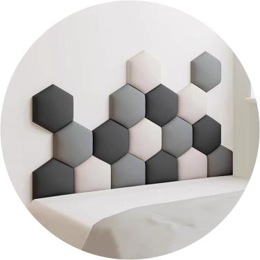 Imagem de 3d Anti-kollision Estofado Parede Els, Auto-adesivo Cabeceira Adesivo De Parede Quarto De Crianças Design De Parede Soft Wall Proteção Els, 002, 120x70cm