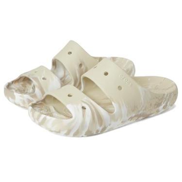 Imagem de Crocs Sandália antiderrapante unissex para adultos, Osso/Multi, 42