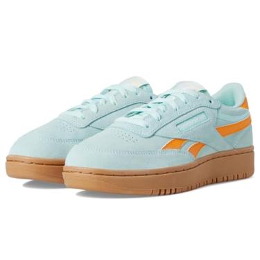 Imagem de Reebok Tênis feminino Club C Double Revenge, Glitch Aqua/âmbar elétrico/chiclete, 35