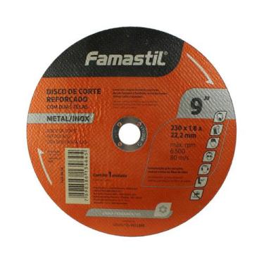 Imagem de Disco Corte 9" 2301,822,2 Metal/Inox Famastil