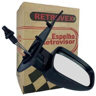 Imagem de Retrovisor Esquerdo Com Controle Uno 2 Portas 2010 A 2016 - Retrovex 4531
