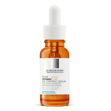 Imagem de Sérum Antirrugas para Peles Oleosas La Roche Posay Pura Vitamin C12 Oil Control 15ml