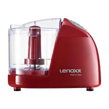 Imagem de Mini Processador Lenoxx Pratic PMP435 Red 100W 127V  350ml, Filtro Dup