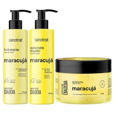 Imagem de Kit Sabonete Liquido + Esfoliante + Hidratante Corpo E Rosto Labotrat 