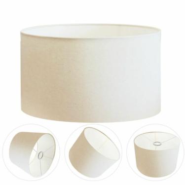 Imagem de Cúpula Abajur Cilíndrica Cp-8026 Ø55x25cm Branco