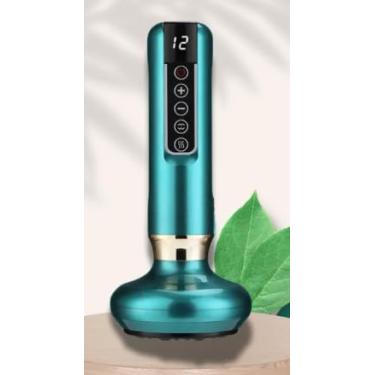 Imagem de Massageador portátil para celulite para terapia de massagem, removedor de gordura com 12 modos de sucção, recarregável e sem fio, massageador inteligente para braços, pernas e costas