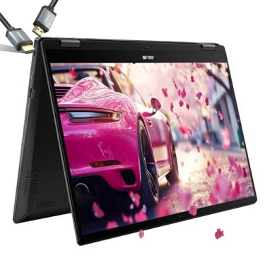 Imagem de ASUS Chromebook Flip Touchscreen Laptop 2in1, 16" WUXGA IPS Display, 12th Gen Intel Core i3-1215U, 8GB RAM, 128GB SSD, WiFi 6, Thunderbolt 4, USB Type-C, Chrome OS, Webcam, HDMI Cable