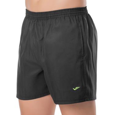 Imagem de ELITE Short Academia Masculino Dry Fit Microfibra Fitness Esportivo, Preto, P