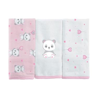 Imagem de Toalha de Boca Bebê com 3 Unidades Bublim