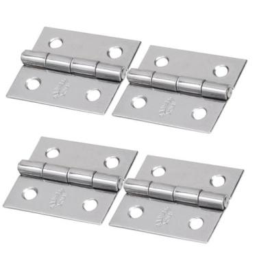 Imagem de 15 Dobradiça Inox AISI 304 38x34mm Com Pino Fixo Reforçada - MAHLER IN