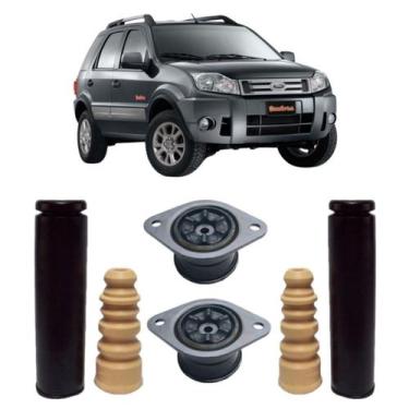 Imagem de Kit Coxim Batente do Amortecedor Traseiro Ford Ecosport 03/. - Solupe 