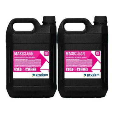 Imagem de MaxiClean Abrilhantador de Peças Alumínio 5L - Kit 2 - Prudem Quimica
