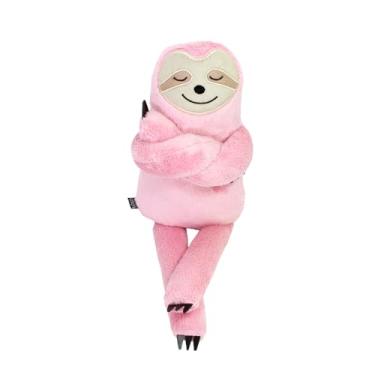 Imagem de Almofada Bicho Preguiça Pelúcia Pequena Rosa