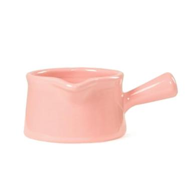 Imagem de Conjunto de potes de leite de cerâmica de 165 ml, 250 ml, com alça (4 cores), jarras fofas para café, geléia, xarope