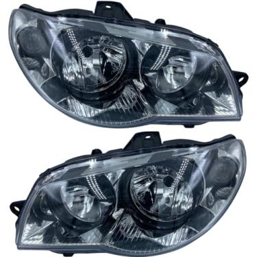 Imagem de Par Farol Palio Strada Siena G3 04 A 15 Cromado Aro Preto Ambos Lados