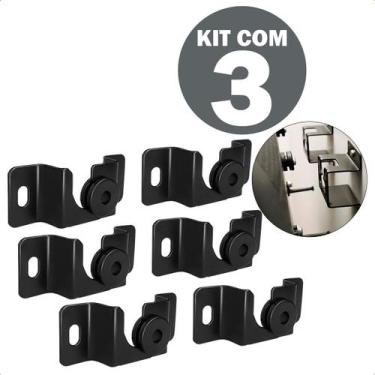 Imagem de Kit 3 Suporte Para Tv 13 a 70 Pol de Parede Fixa Até 60Kg Ultra Slim O