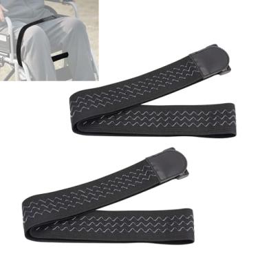 Imagem de YIBEICO 2 peças de alça de perna para cadeira de rodas, cinto de segurança para cadeira de rodas, alça de suporte de perna para idosos paralisia de demência Parkinson (2)