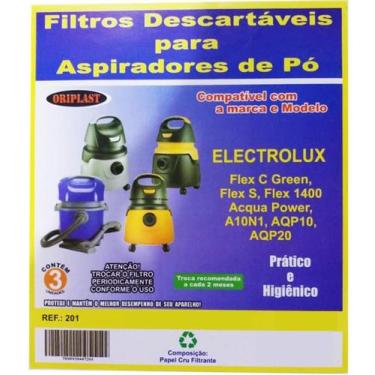 Imagem de Kit c/9 Sacos Descartáveis Aspirador Electrolux Flex - Oriplast