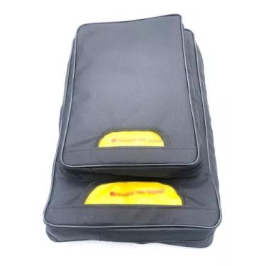 Imagem de Porta Sacola Sacolinha Duplo Para Supermercado Mercado Feira Loja Pada