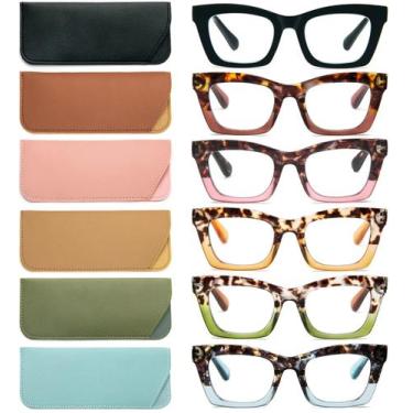 Imagem de Óculos de leitura REAVEE Oprah Style Blue Light Blocking 1.75