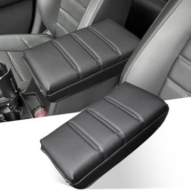 Imagem de Capa para console central CRV 2026 2025 2024 2023 - [Atualizado] Protetor de almofada de apoio de braço médio de couro grosso e macio para Honda CRV 2023 2024 2025 2026 Acessórios interiores - Ponto