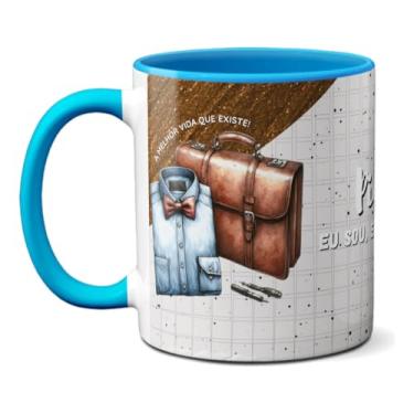 Imagem de Caneca Pioneiro Eu Sou Essa Vida Escolhi Jeová Xícara Cristã (Azul)