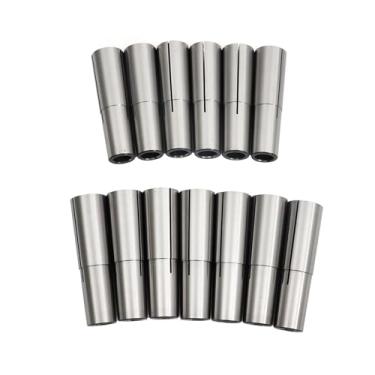 Imagem de findmall 13 pinças cônicas MT4 de 1/8-1 polegada com 5/20.3 cm - 11 rosca traseira para torneamento de usinagem