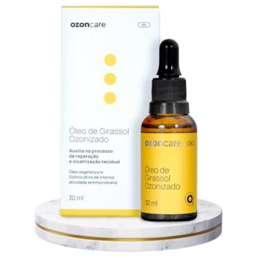 Imagem de Óleo de Girassol Ozonizado Concentrado Cicatrização Ozonioterapia 30ml