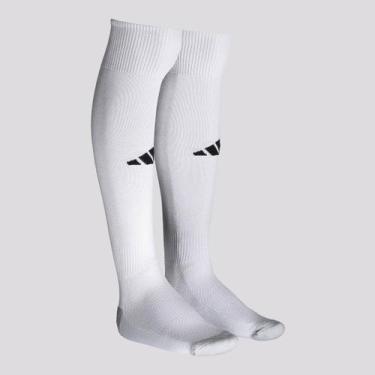 Imagem de Meião Adidas Milano 23 Branco e Preto, M