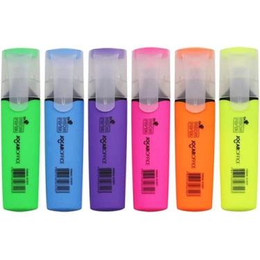 Imagem de Kit com 6 Marca Texto Neon Fever Jocar Office - Cada - Leonora