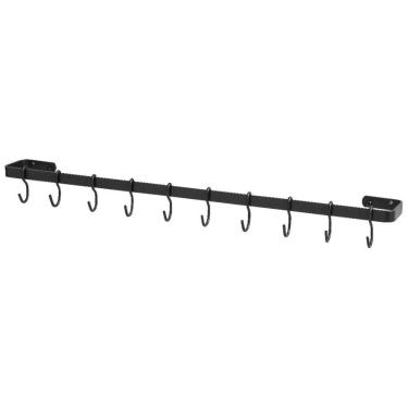 Imagem de Porta Utensílios 80cm Preto Fosco | Organizador de Talheres