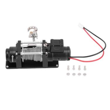 Imagem de SPYMINNPOO Guincho RC Rastreador, 12-15 Libras Capacidade de Carga Torda Grande Guincho de Motor Duplo para Carros RC de 1/8 1/10 de Escala RC