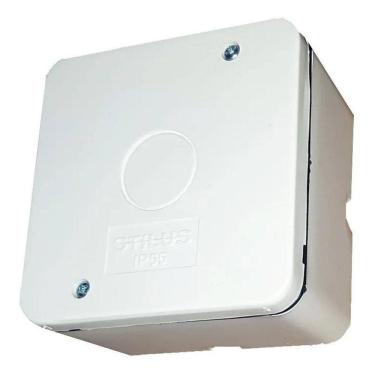 Imagem de 3X Caixa Plástica De Sobrepor Para Câmera De Segurança