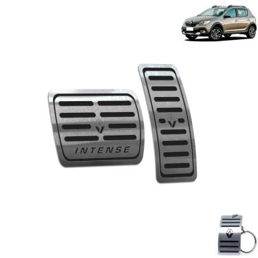 Imagem de Pedaleira Automático Renault Sandero Stepway Intense Preto