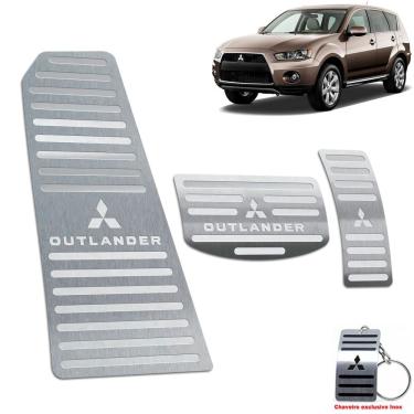 Imagem de Pedaleira + Descanso Outlander 2008 Até 13 Automático Prata