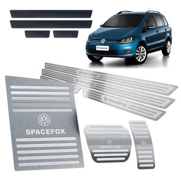 Imagem de Spacefox 2006/14 Pedaleira Descanso Soleira Prata Aut Relevo