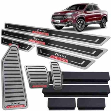 Imagem de Soleiras Pedaleiras Descanso Toro Volcano 2016 a 2021 Preto