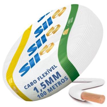 Imagem de Cabo Flex 750V 1.50 100M Branco Sil