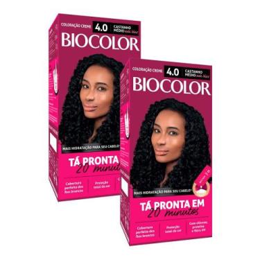 Imagem de Kit 2 Tinta de Cabelo Biocolor Mini Kit Castanho Malícia 4.0