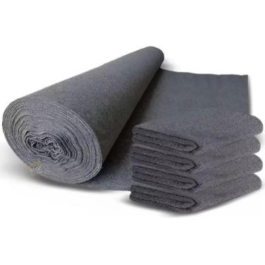 Imagem de Manta Bidim Geotextil 10m2 Lagura 2,30 Original Drenagem, Cinza