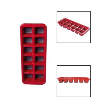 Imagem de Forma de Gelo C/ Fundo de Borracha - Plasútil