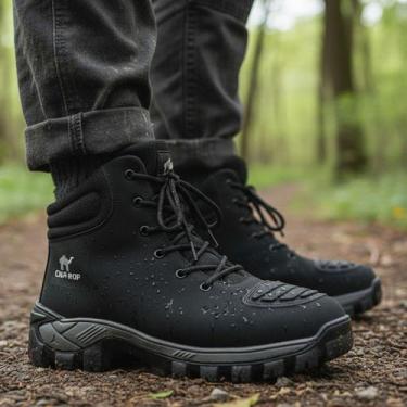 Imagem de Bota Coturno Adventure Masculino Militar Impermeável Tratorado Confort