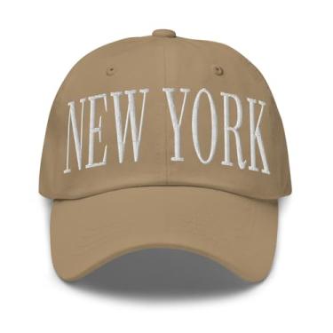 Imagem de Boné New York Bordado New York Dad Hat, Caqui, tamanho �nico